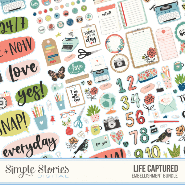 Life Captured Digital Embellishment Bundle