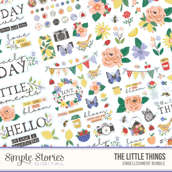 The Little Things Digital Embellishment Bundle